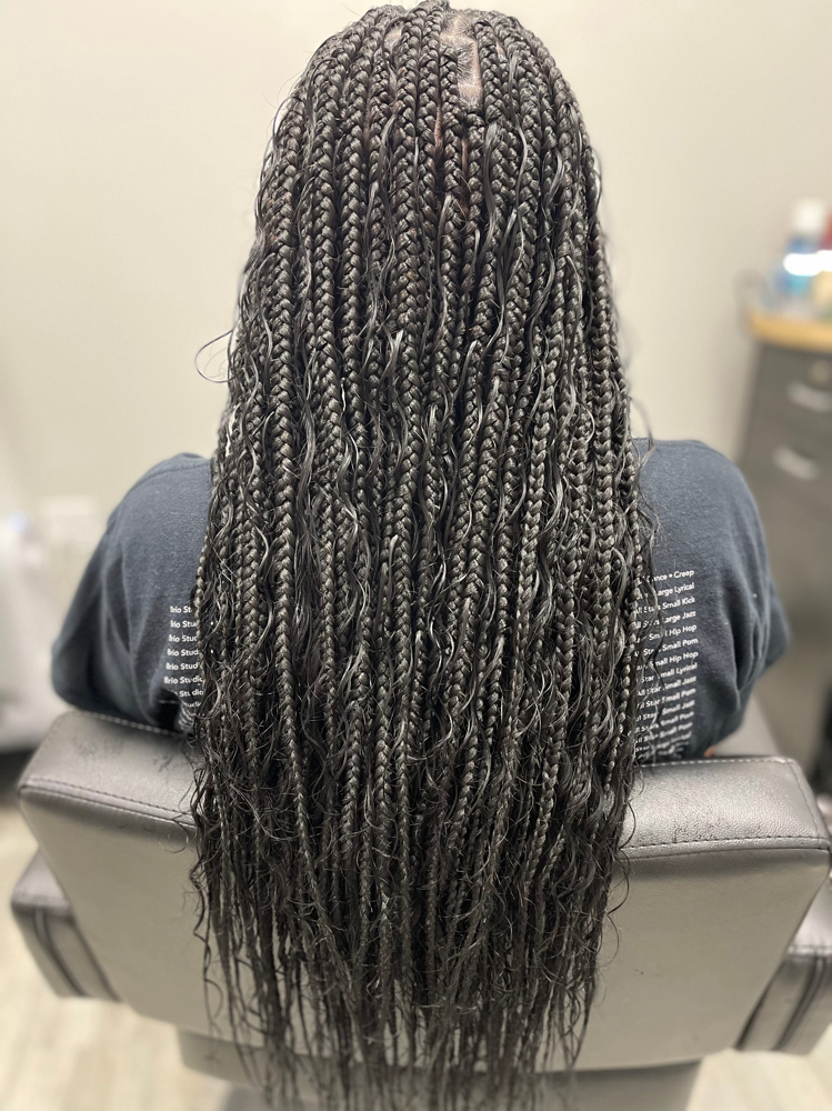 Knotless Boho Braids at MGA’Signatures in North Liberty, IA