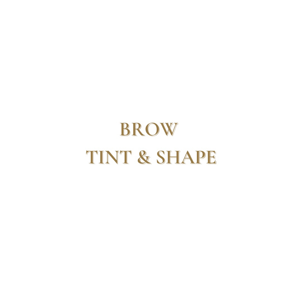 Eyebrow Tint and Shape