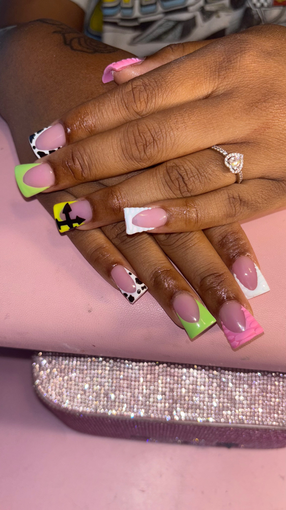 Mulitple Colors Nail at NailsByAprel in Saltillo, MS
