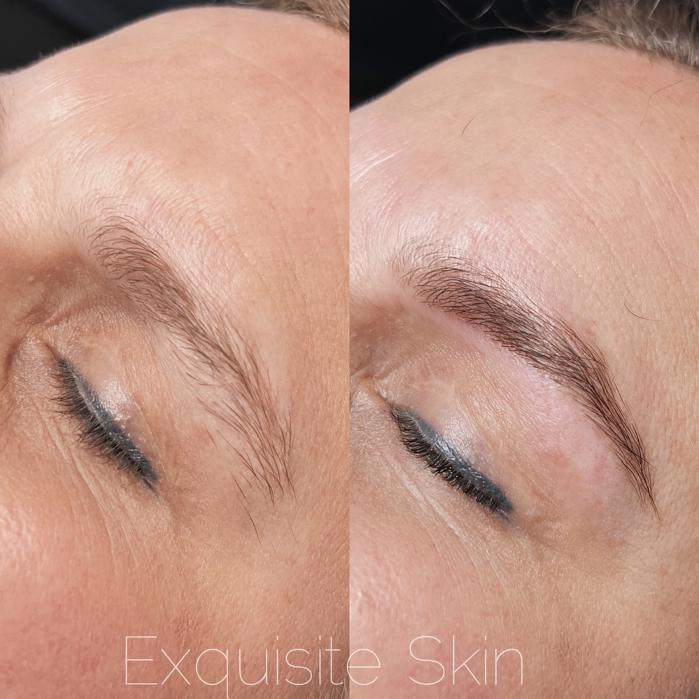 Eyebrow wax shape & tint