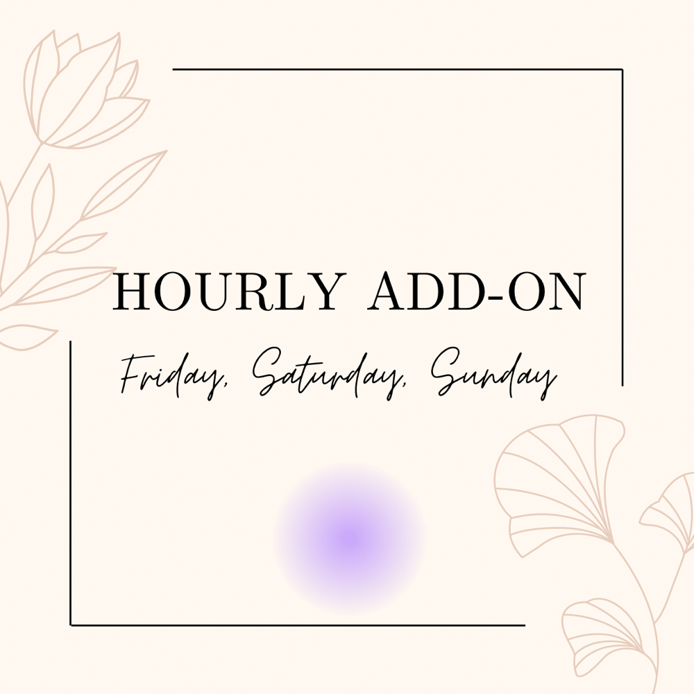 Hourly rate - Friday through Sunday at STUDIO 22 MJ in Mt Juliet, TN