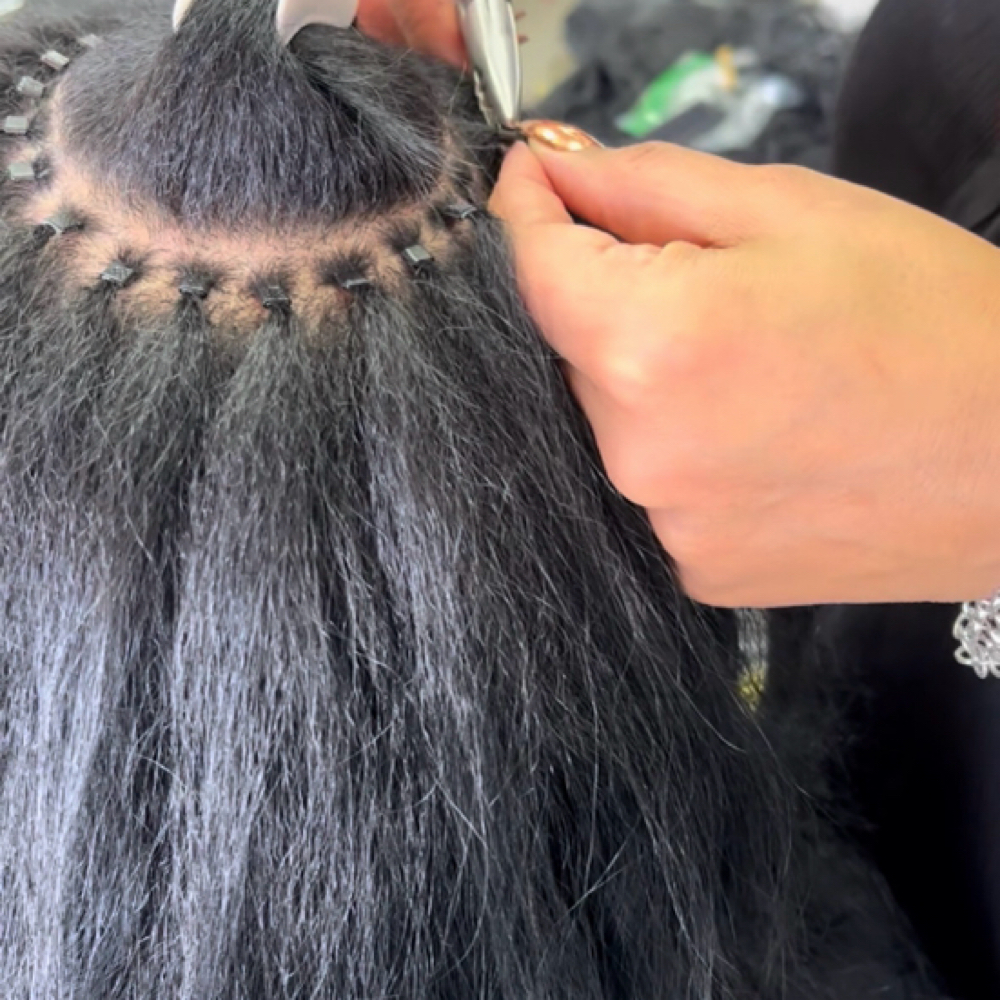 Beaded Extension Rows at Color Me Natosha @ The LABB in Los Angeles, CA