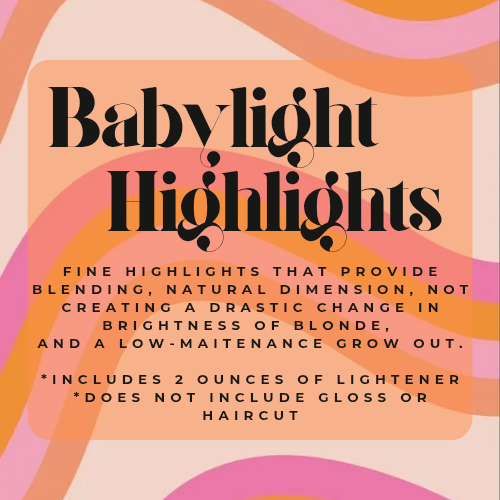 Baby lights at Eco Hair + Beauty in Chesterfield, MI