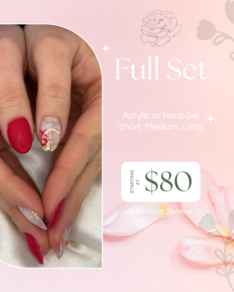 Full Set Sculpted Nails