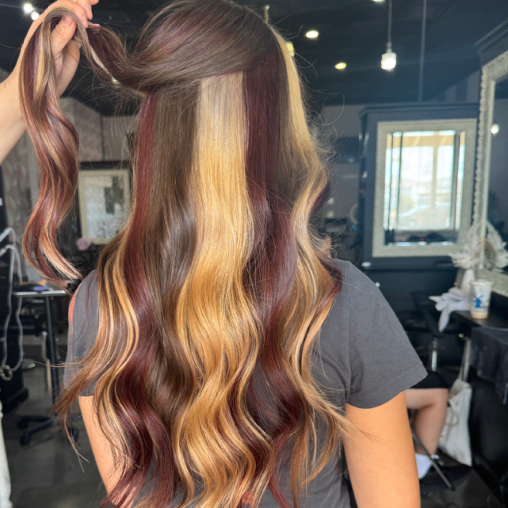 Custom Color / Double Process at Yesenia Sandoval in Fairfield, CA
