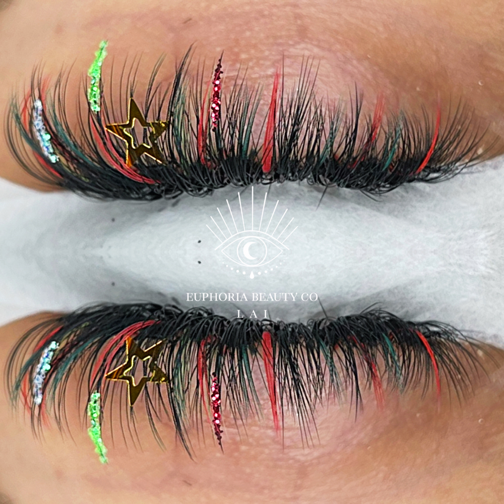 Colored Eyelash Extensions