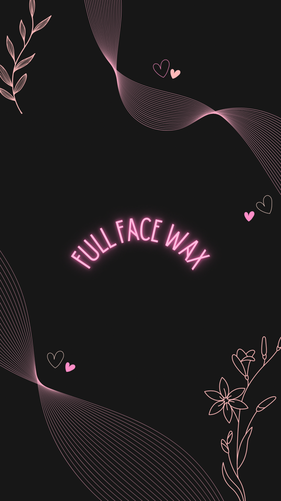 full face wax