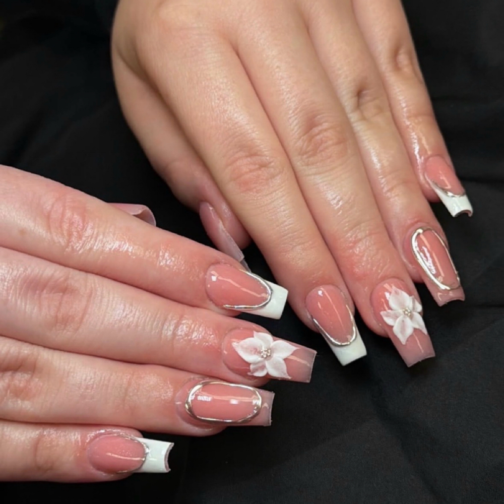 Full Acrylic Set at Celestial Creations Hair & Beauty in saginaw, MI