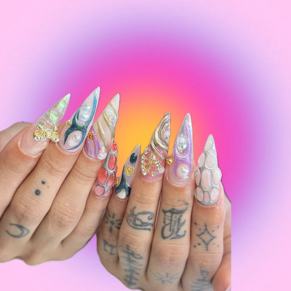Full Set - GelX / PolyGel / Acrylic