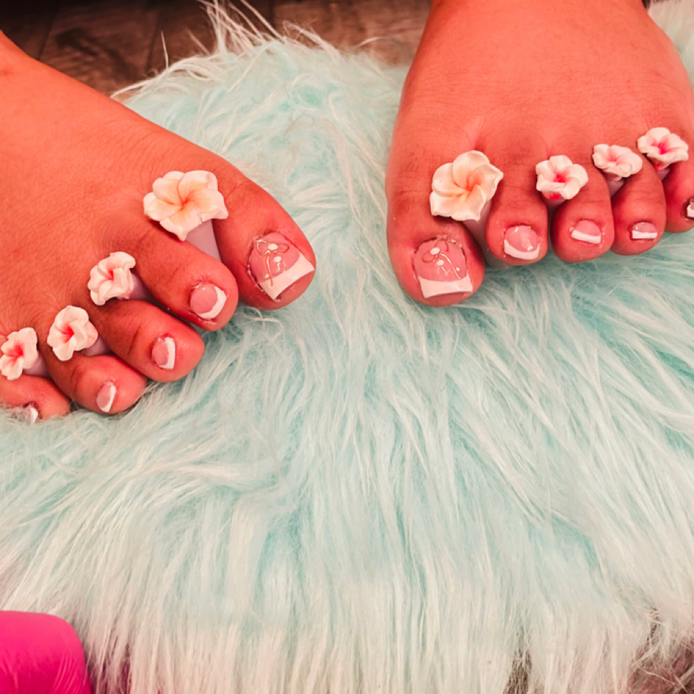 Deluxe Pedicure/Gel Polish at Glitter & Giggles Nail Spa in Gulfport, MS