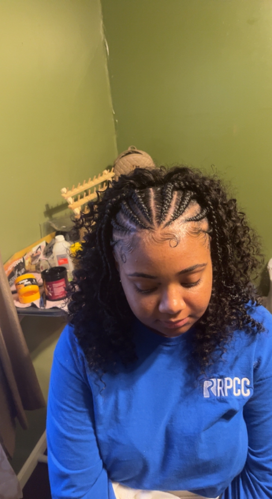 Braided Front W/Crochet,Sew In