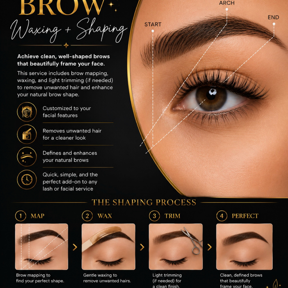 Brow Waxing + Shaping at TN Lash Lab in Cypress, TX