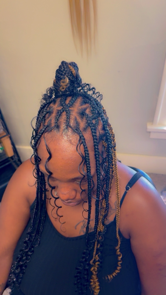 Medium Fulani Braids at Hair By Niecey in Milwaukee, WI