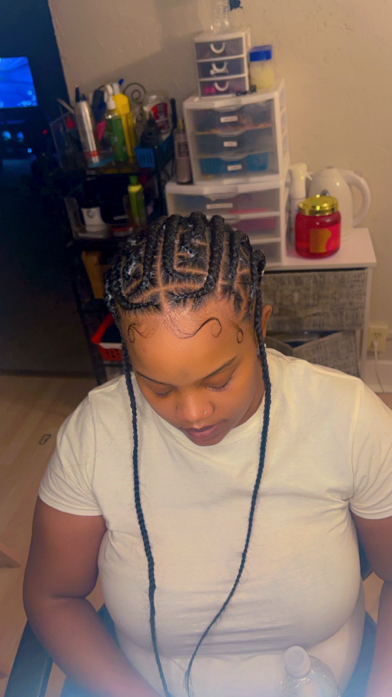 Medium Fulani Braids