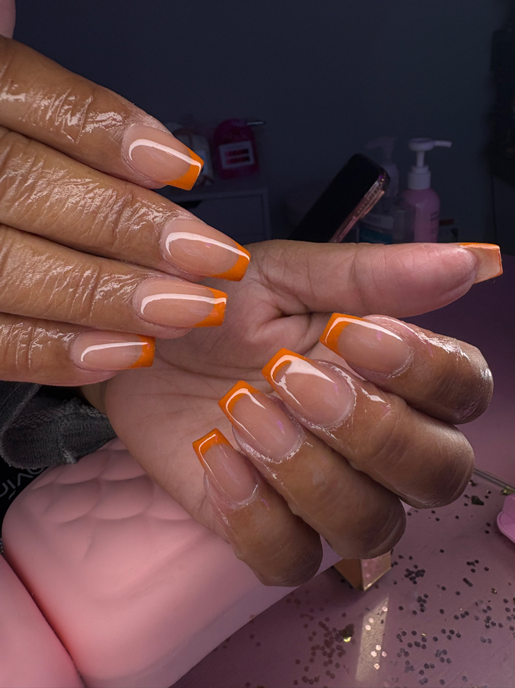 Overlay On Natural Nails at Rubi’s Nails in South Bend, IN