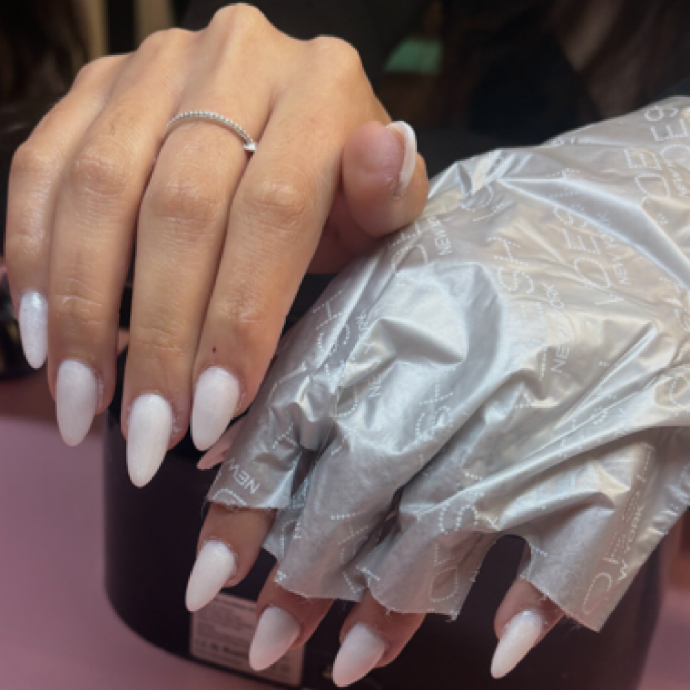 Collagen Hand Treatment Mask at Posh Nails in Whitesboro, TX