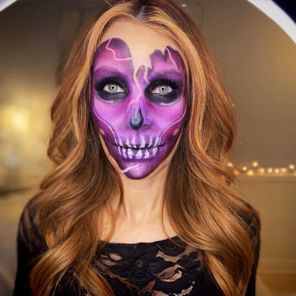 HALLOWEEN MAKEUP AT SALON