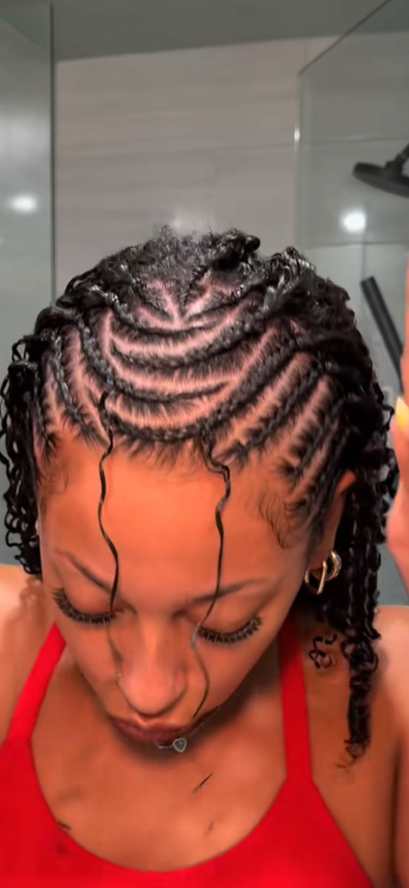 Ear To Ear Cornrows No Weave