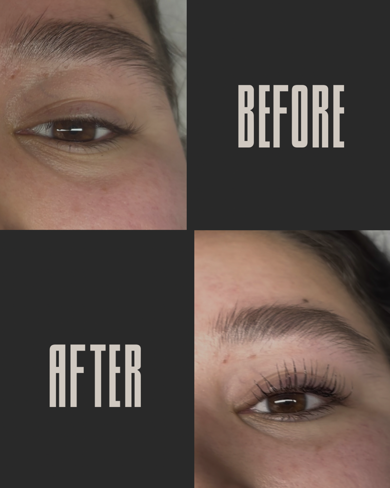 Lash lift w tint