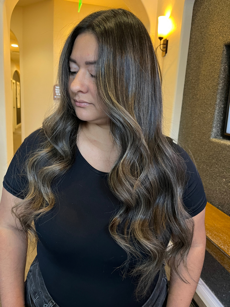 Partial Balayage & Toner