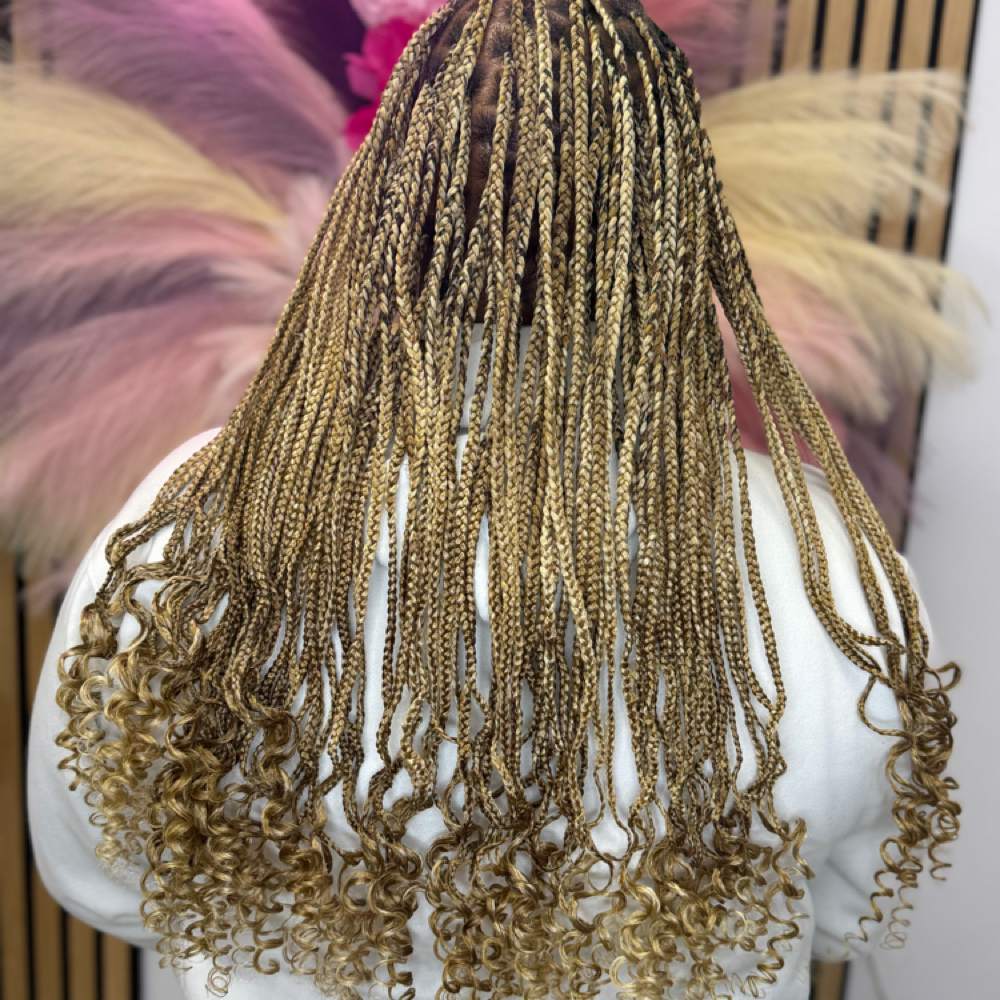 Medium Knotless at Glow Braiding Atlanta in Kennesaw, GA