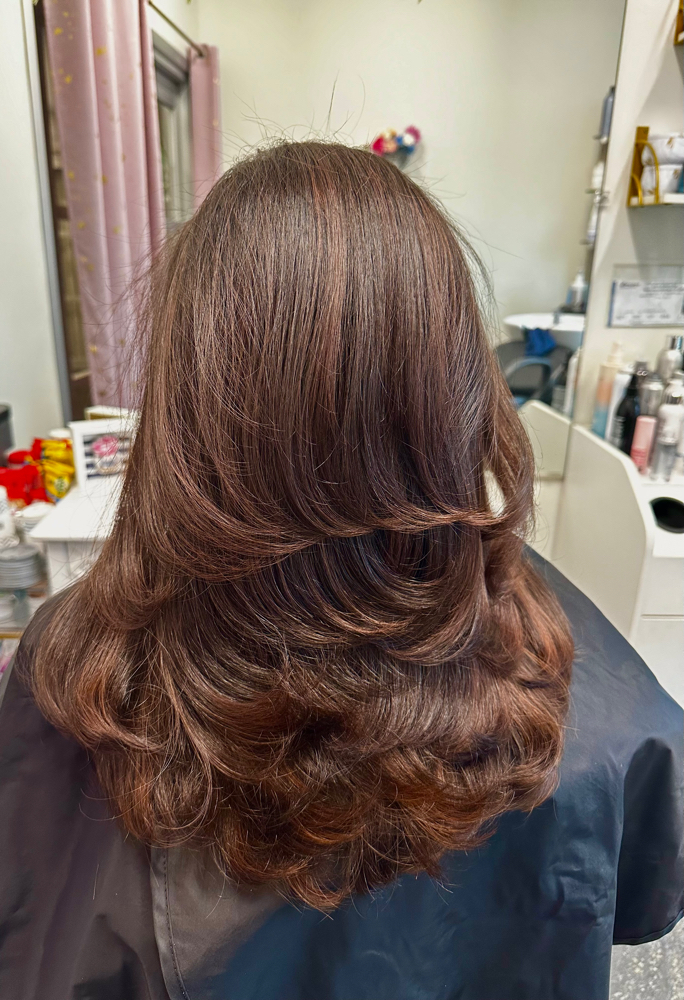 Shampoo And Blow Dry Style