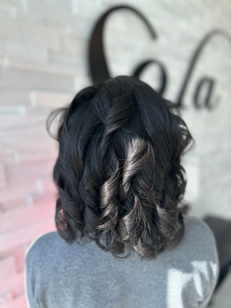 Blowout Below The Shoulders at TMI at The Hair Company in Lansing, MI