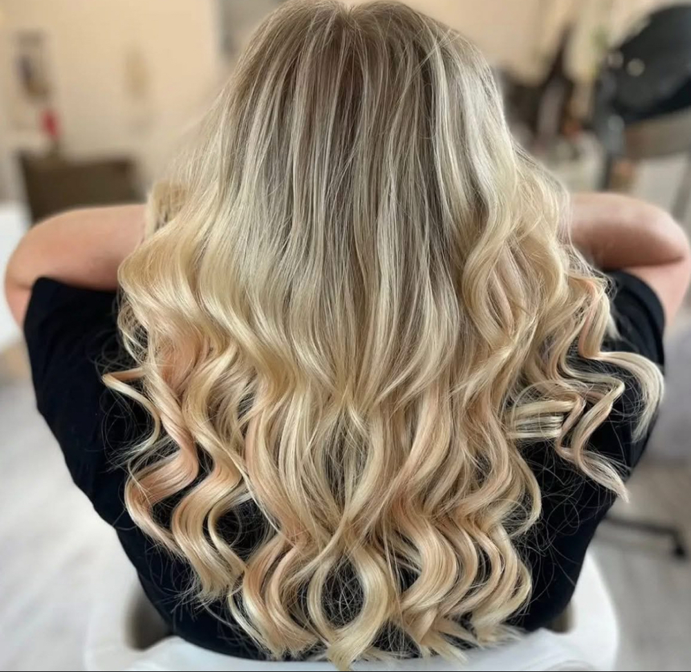 Hair Extensions Install at Hair by Carli @ The Market Commons in Myrtle Beach, SC