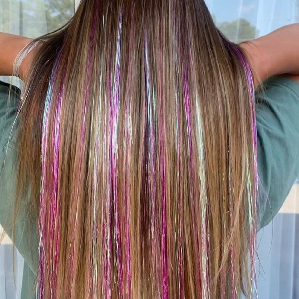 Hair Tinsel at Dream Studio in Hesperia, CA