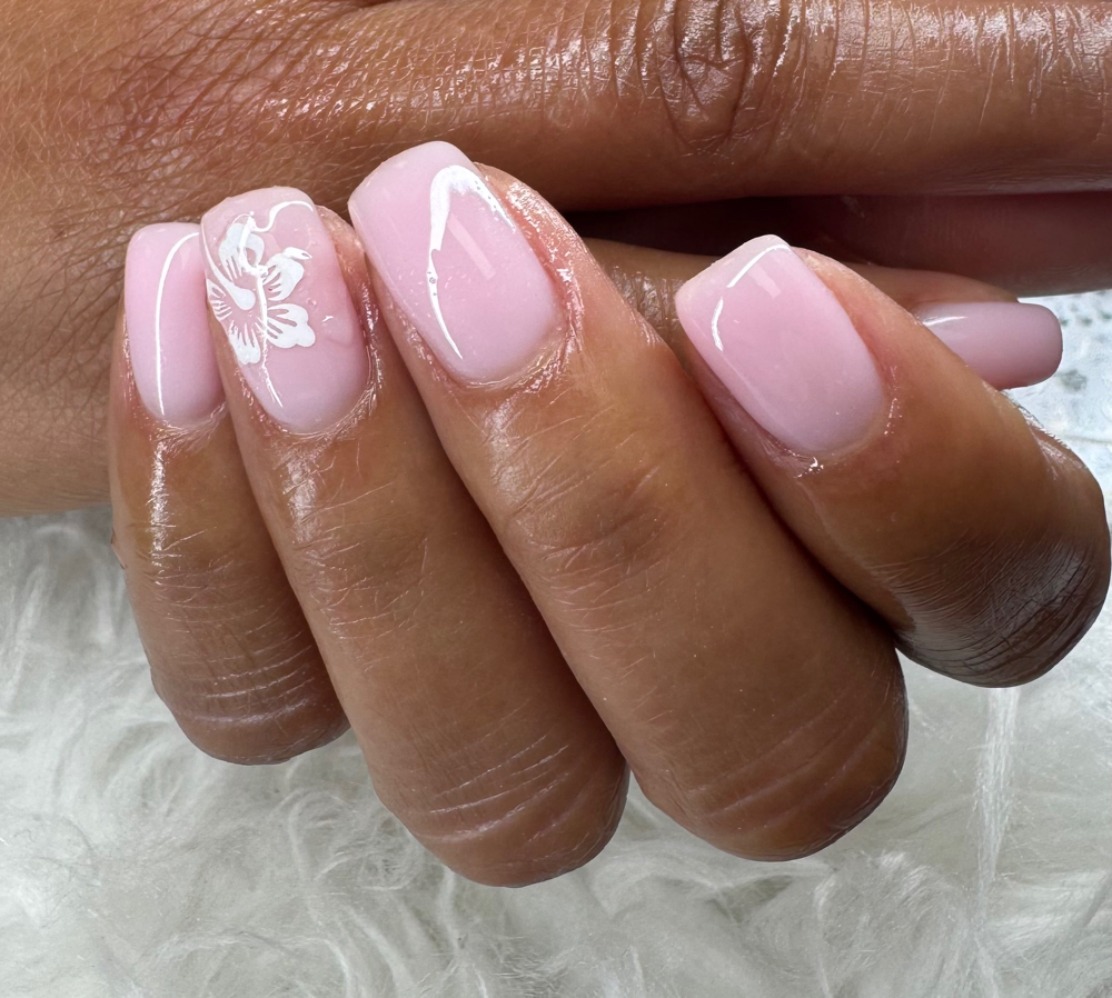 Rubber Base + Russian Manicure