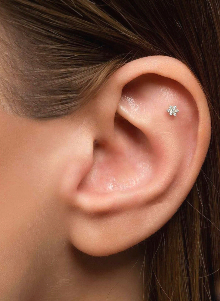 Flat Helix Piercing