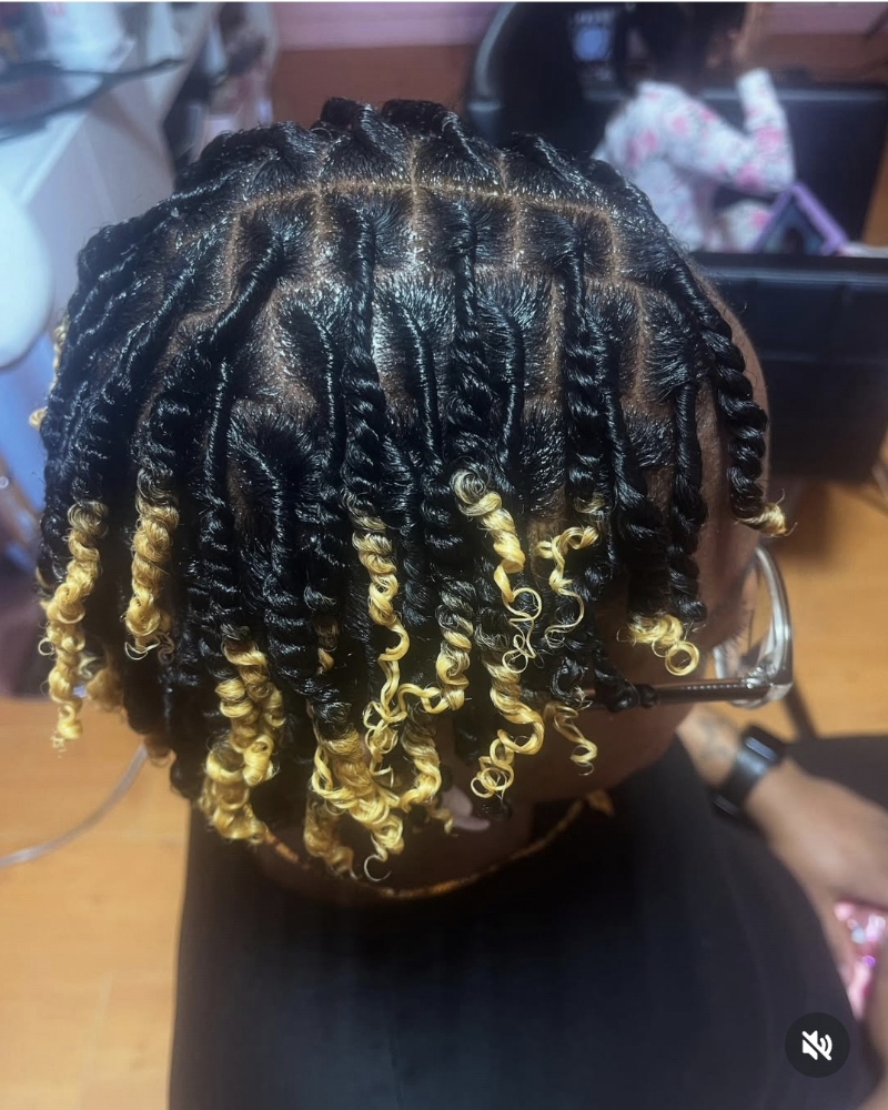 Two Strand Twists at Shalon Stylez in Kent, WA