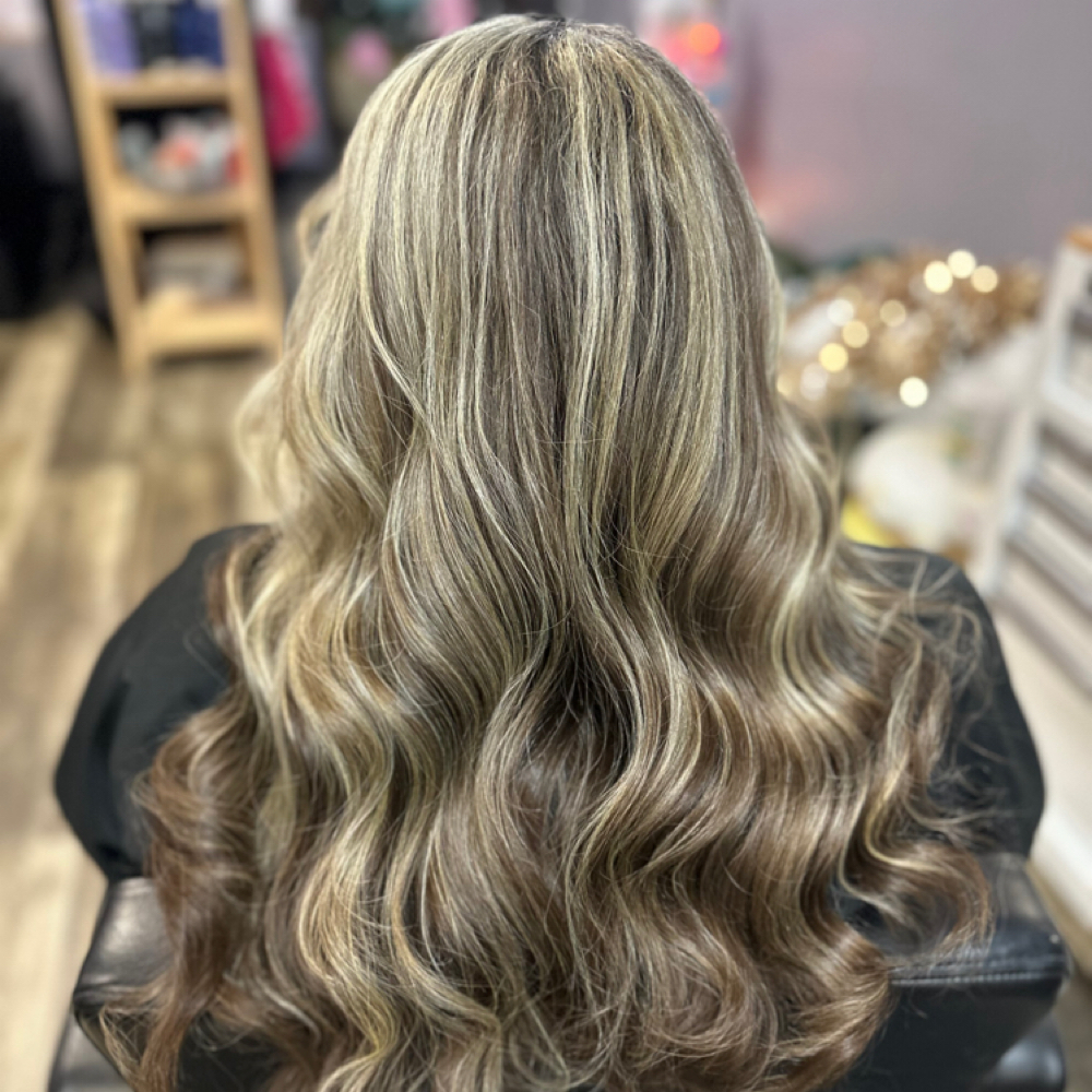 partial highlight touch up at beauty by katlyn in pikeville, KY