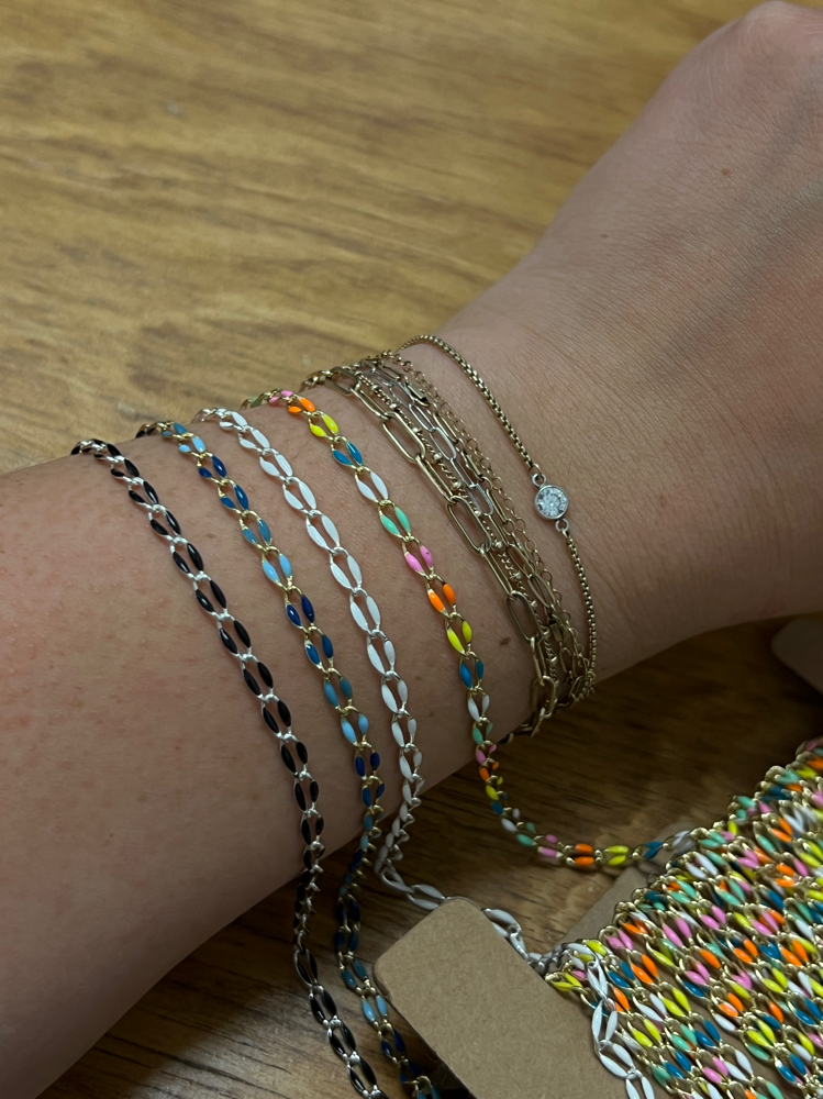 EASTER enamel bracelet 💛