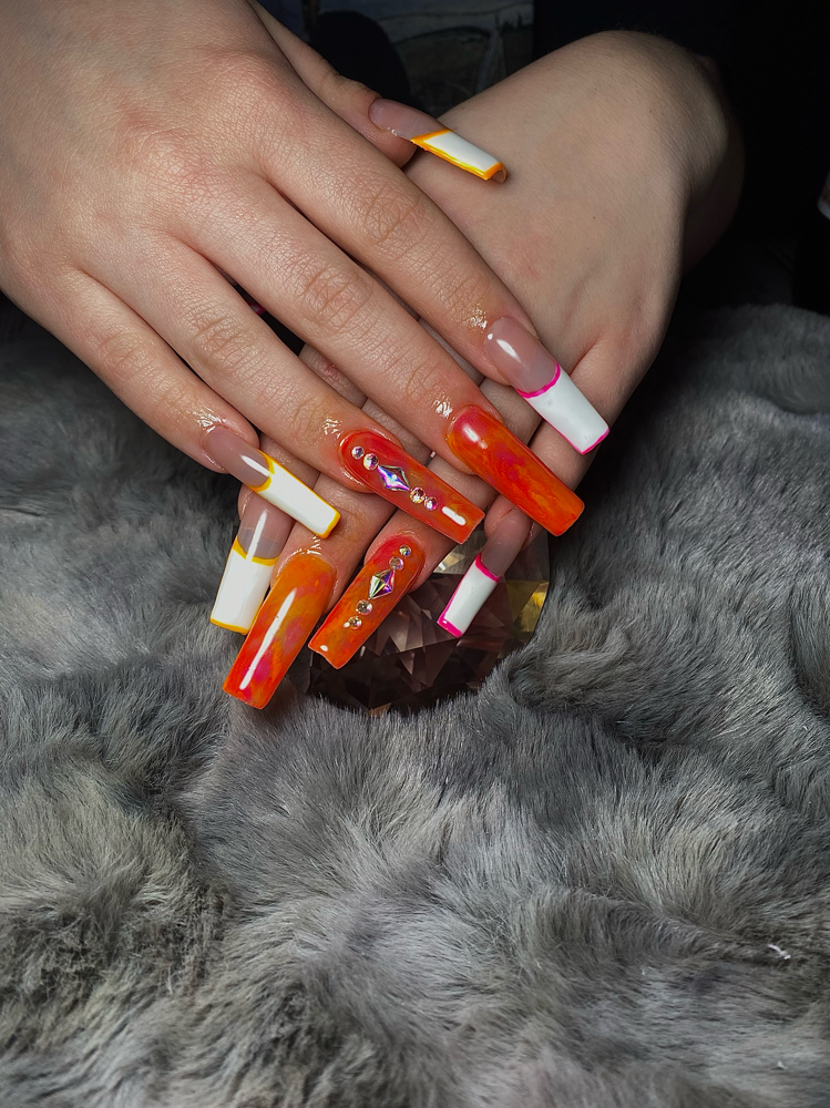 Gel-X Full Set ~ XL Square Long