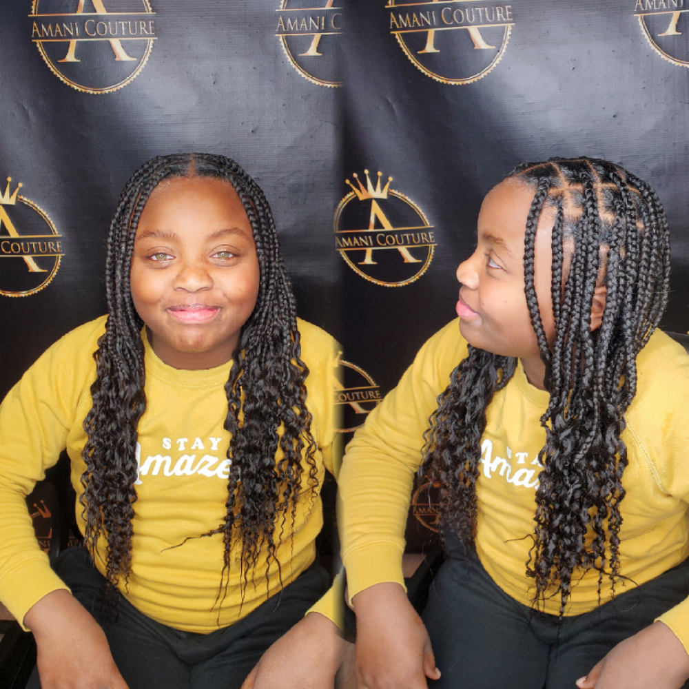 Kids Knotless Braids