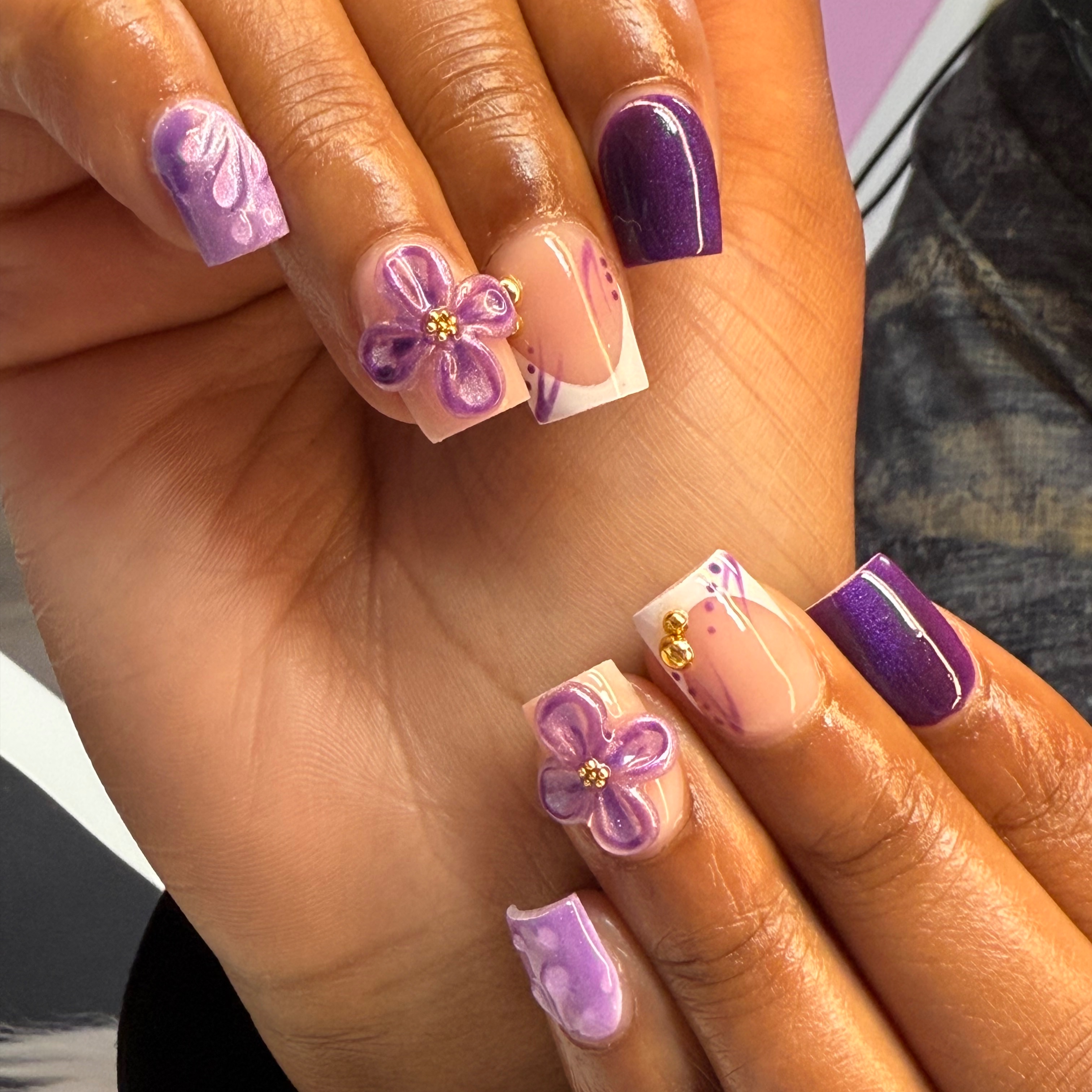 Freestyle full set at Nail'd By Bella in Lexington, KY