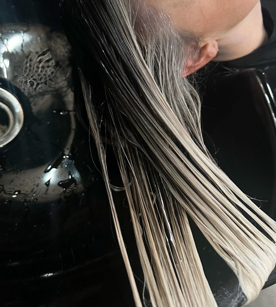 Balayge With Root Color-B