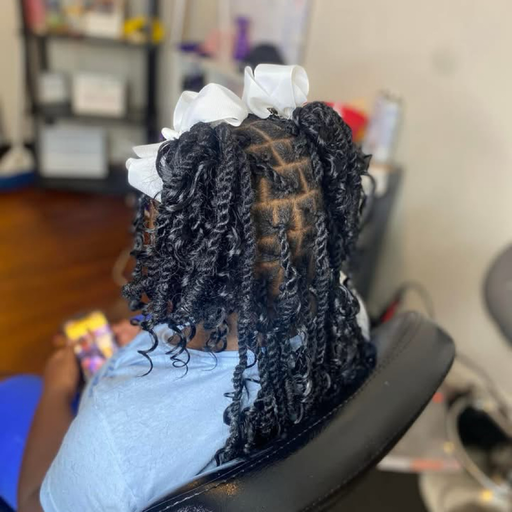 Little Girlie Invisible Loczz at Loc’d Em Up By Kaee in Mobile, AL