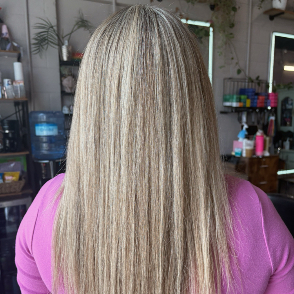 Partial Highlight, Cut & Style at Hair by Lyss in Grove City, OH