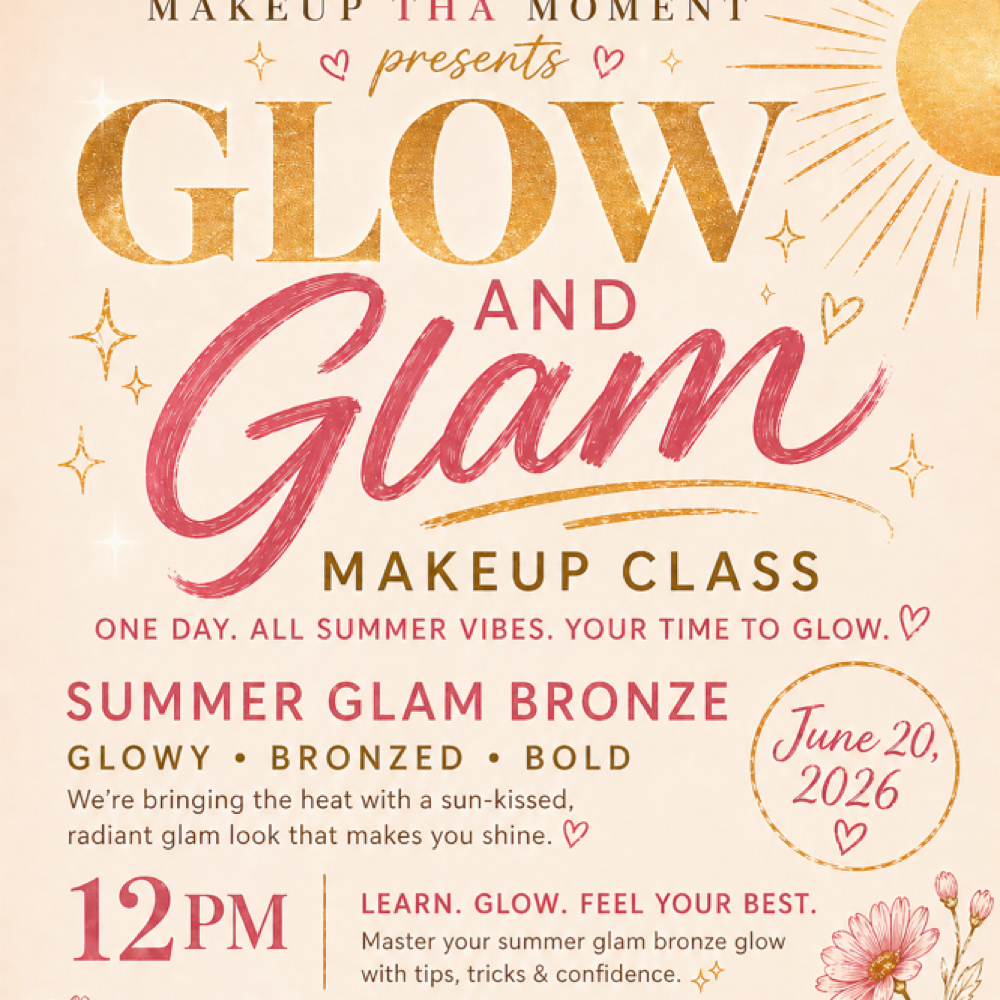 MTM: GLOW&GLAM MAKEUP COURSE at Mookthamua in Redford, MI