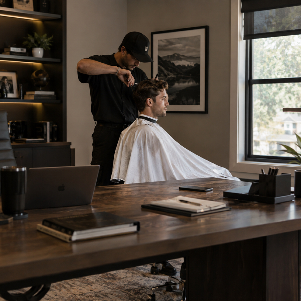 Private House Call at Atlas Men’s Salon in Raleigh, NC