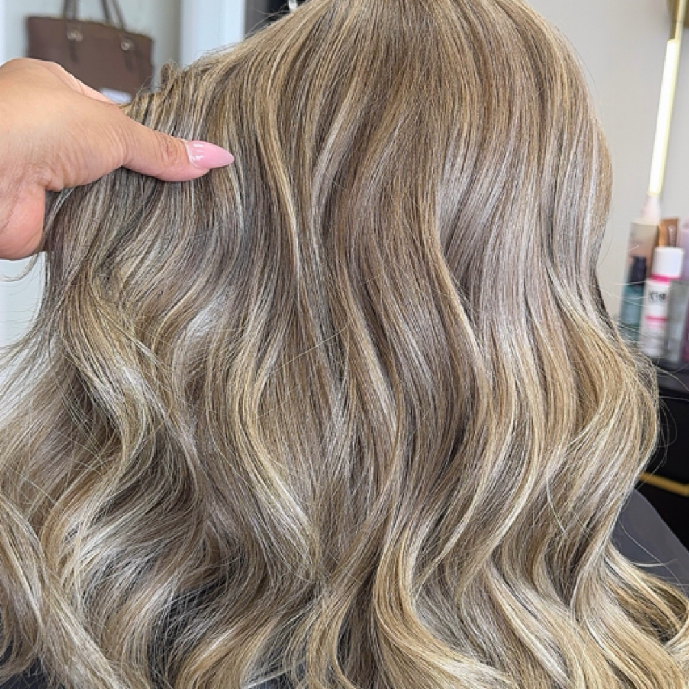 Partial Balayage / Lived- in Color at Esencia Hair Studio in Nazareth, PA