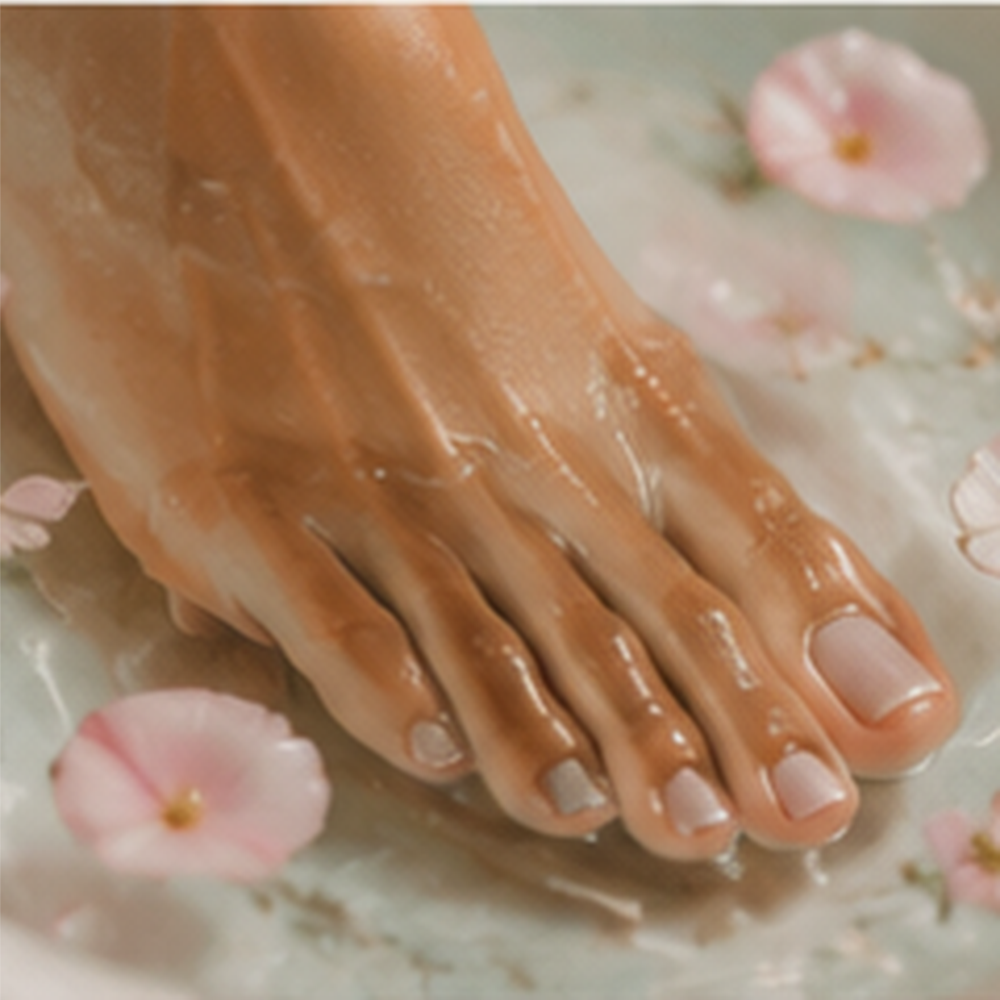 Organic Healing Pedicure Gel Polish at Bijou Nail Bar in Lithia, FL