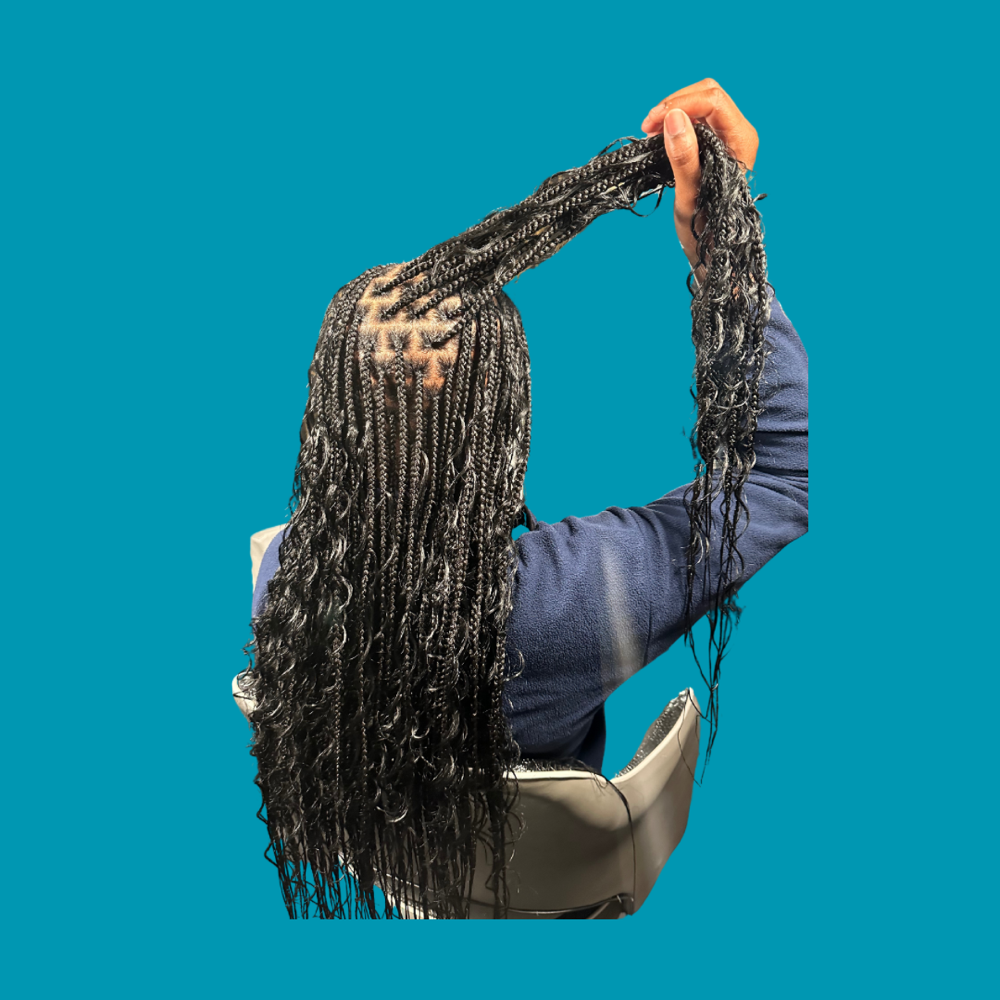 Small Knotless Braids