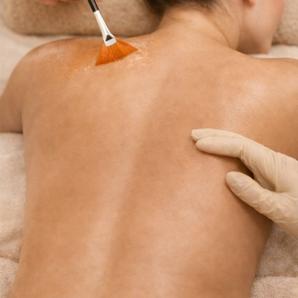 BioRePeel Gold: Clear Back Reset at Dearglow Skin Studio in New York, NY