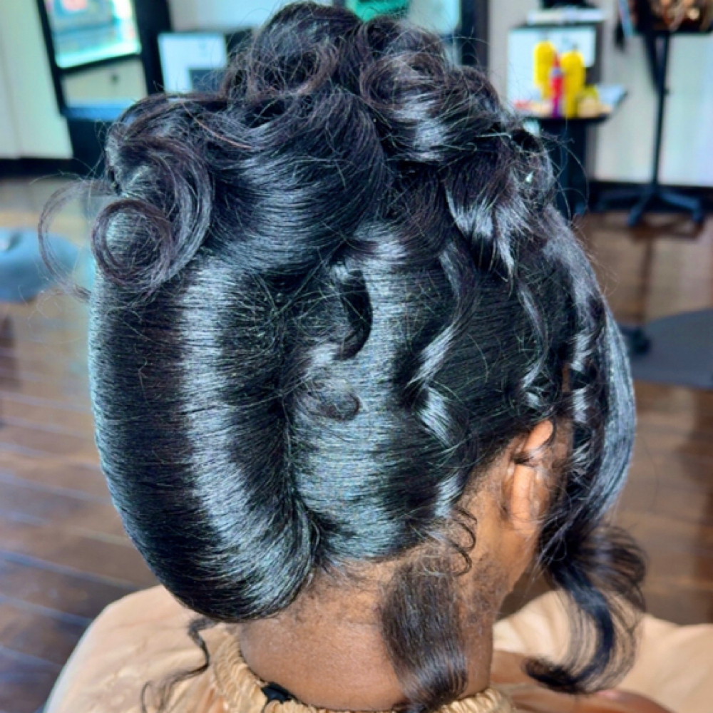 Soft French Roll Updo at OMG Hair Studio, LLC in Longview, TX