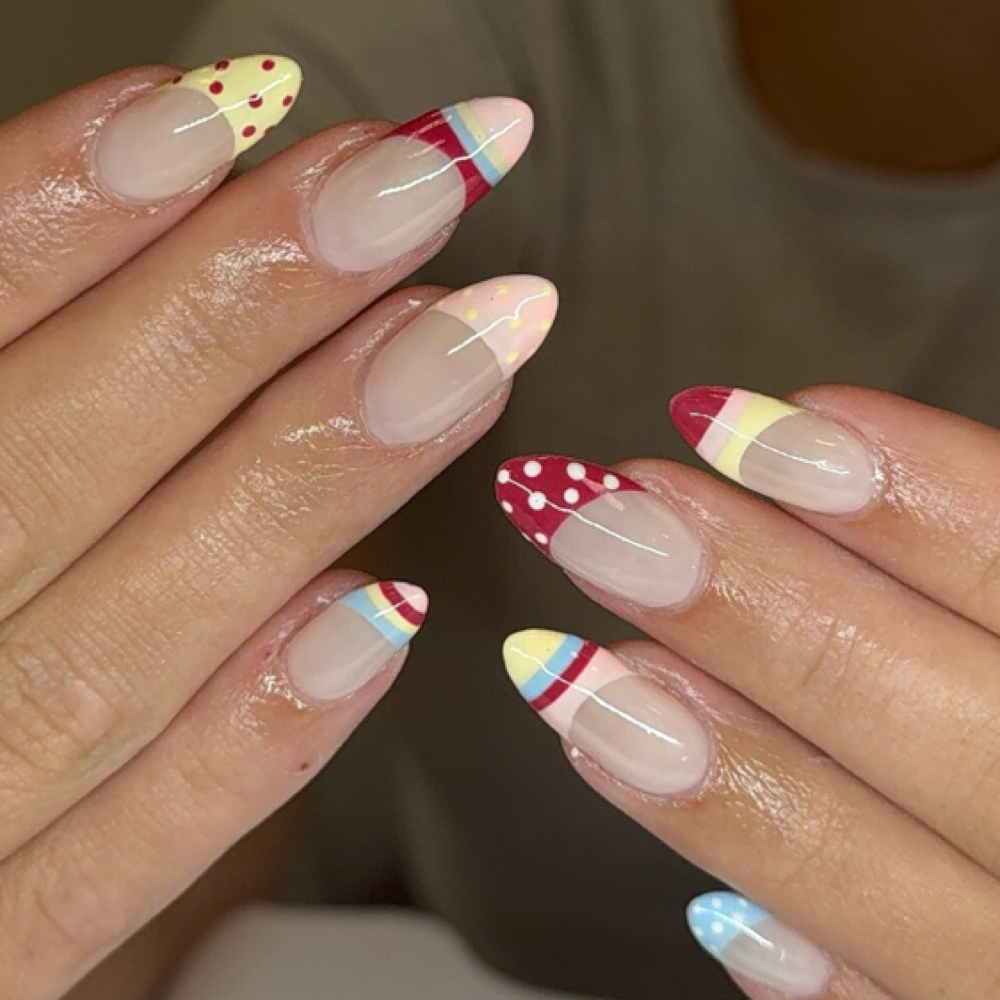Builder Gel Manicure + Tips at Clawz By Harmony in Davison, MI
