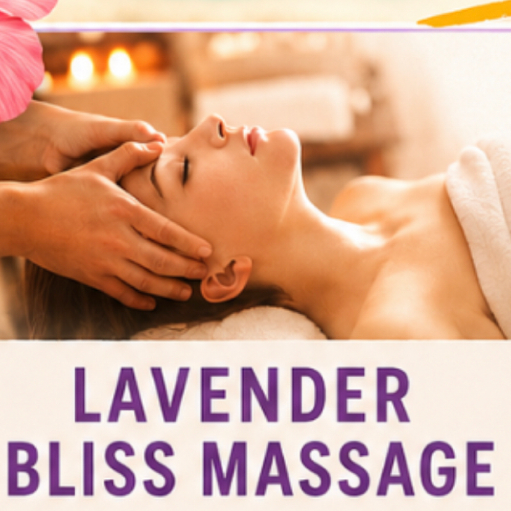 Lavender Bliss Massage at MI Oasis Spa in New Boston, MI