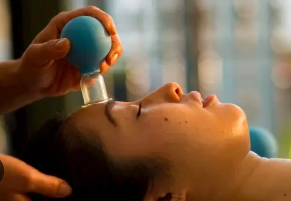 Facial cupping therapy